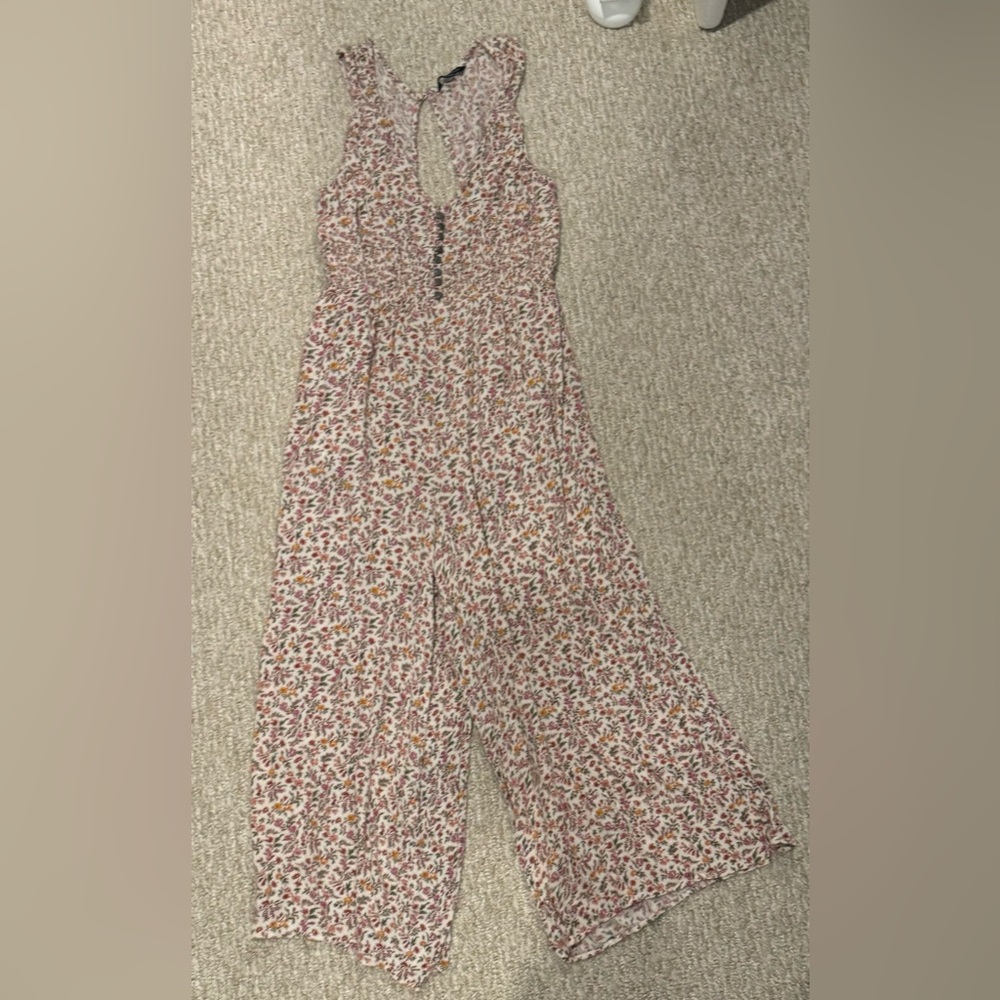 American Eagle Floral Jumpsuit